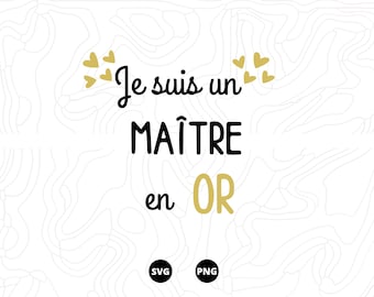 Tack Mästare SVG, Tack SVG, Skolmästare SVG, Ladda ner svg, png, scanncut, cricut