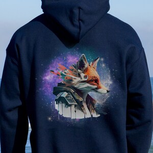 Galaxy fox hoodie hotsell