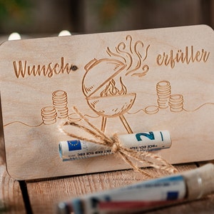 Geldcadeaugrill, gasgrill, wensvervuller, geldcadeaugrillhoek, geld geven, voucherkaart, geldcadeau Kerstmis, verjaardag