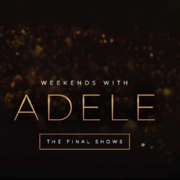 ADELE - Weekends With Adele Ticket Stub Andenken| Überraschungsgeschenk | Sofort Download | Canva Template |Druckbares Template