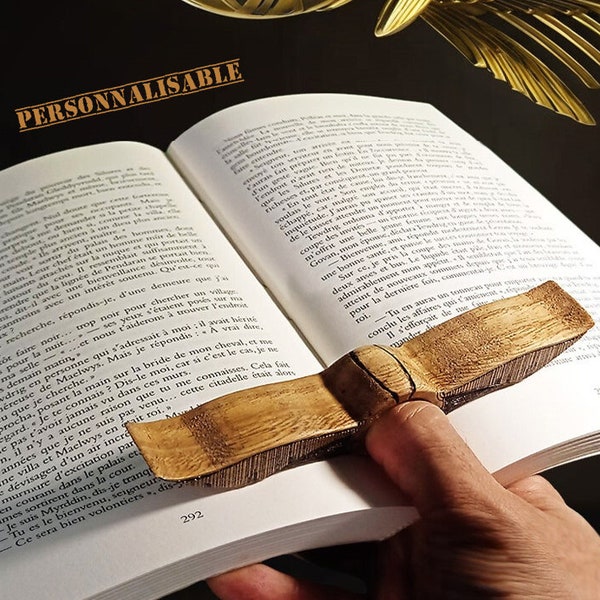 Anneau de Lecture vif d'or en bois pour les fans d'Harry Potter | cadeau Personnalisable -  l'ARTtelier de Julien"