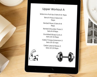 Upper Lower Gym Workout Plan
