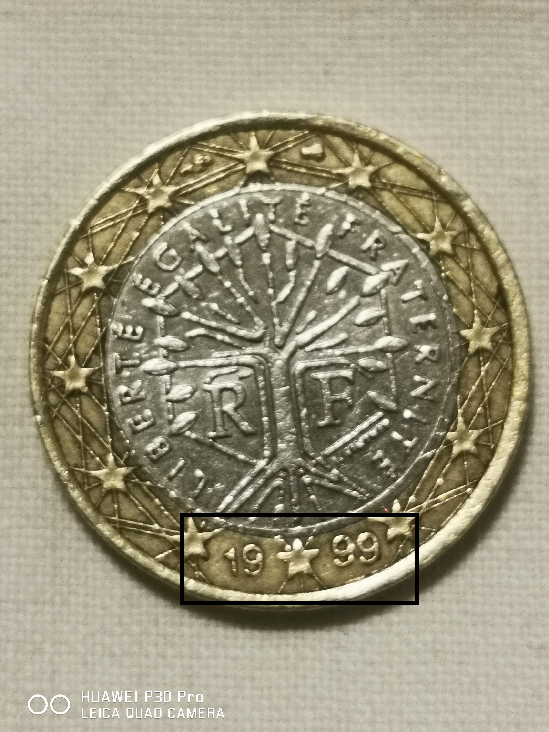 liberte egalite fraternite 2 euro coin value 1999
