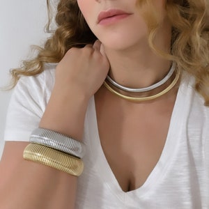 18K Gold Plated Chunky Necklace,  Chunky Necklace, Trendy Necklace, Chunky Statement Necklace, Thick Necklace, Zosia Jewelry, Zosia