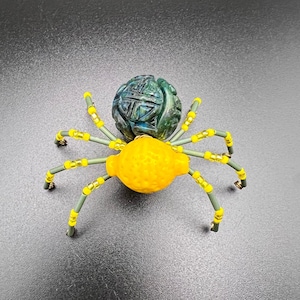 Beaded Spider - Lemon Head