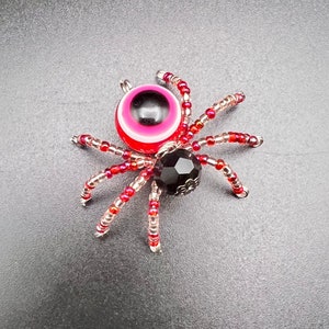 Hot Pink Evil Eye Spider