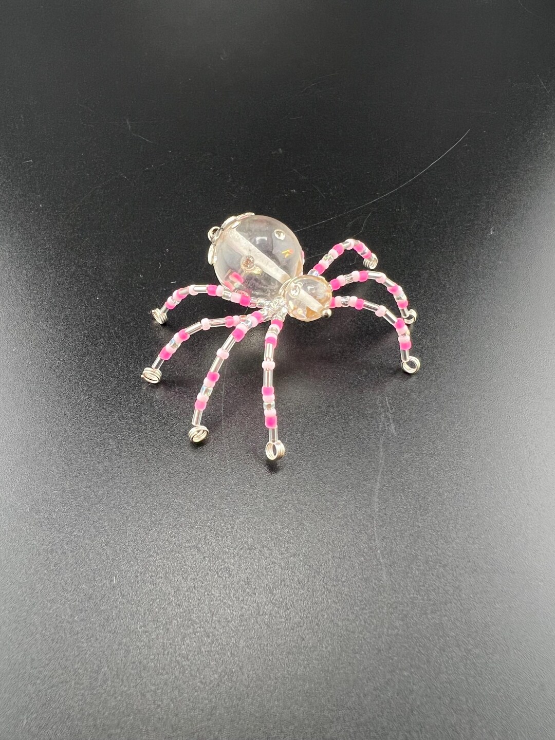 Pink Rhinestone Party Spider - Etsy