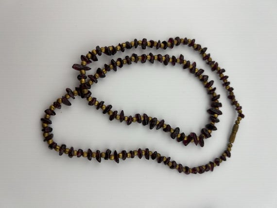 Garnet Beaded Necklace Stack - image 9
