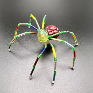 Pug Nosed Beaded Spider