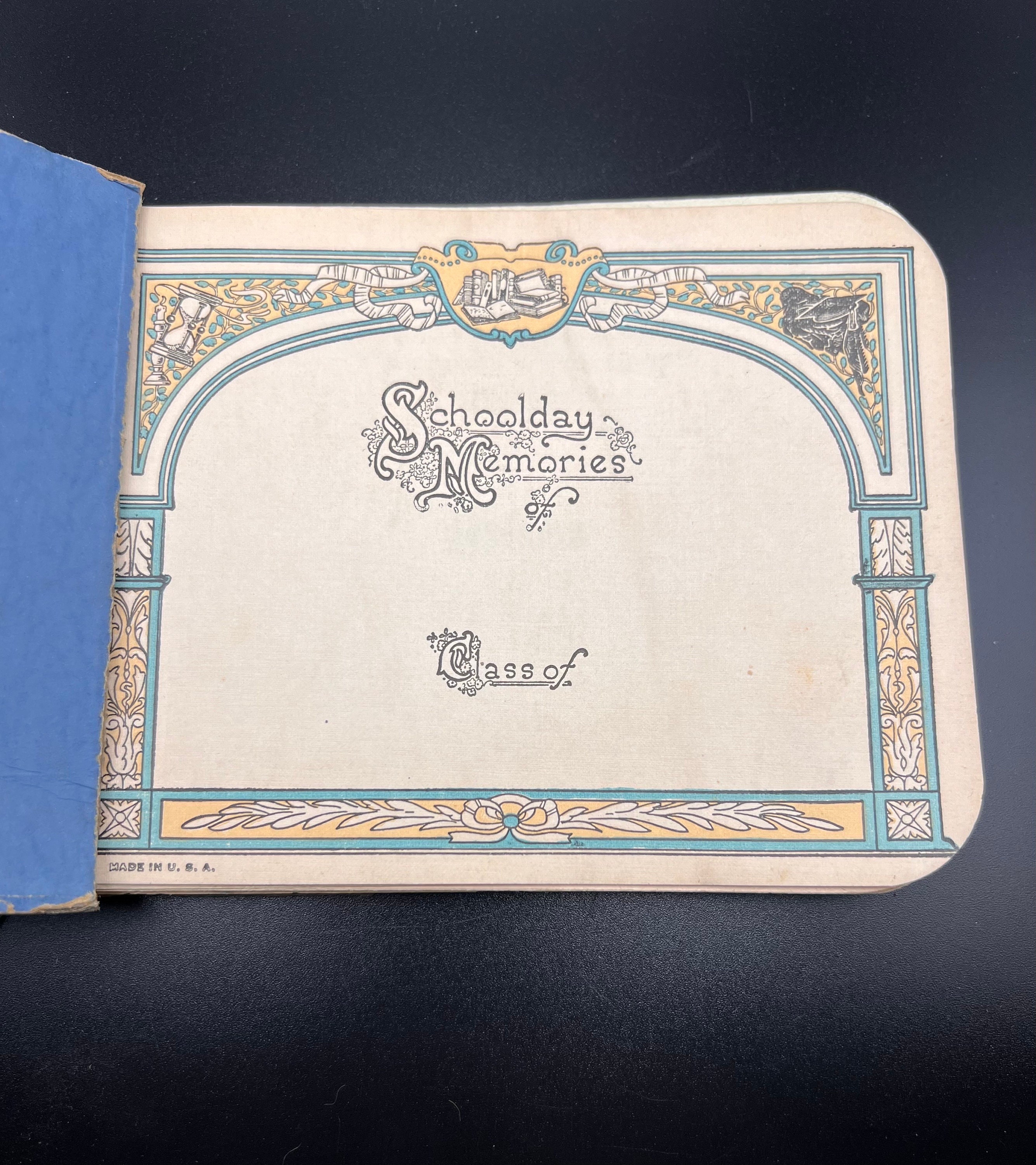 Vintage School Memories Book from 1934 - Perkins, OK