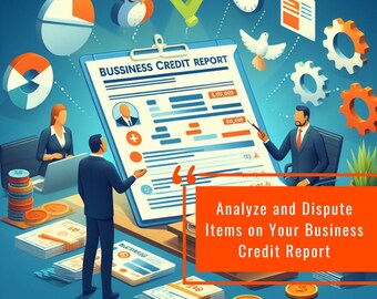How To Dispute and Analyze Business Credit Reports (Editable Canva Course) With Master Resell Rights