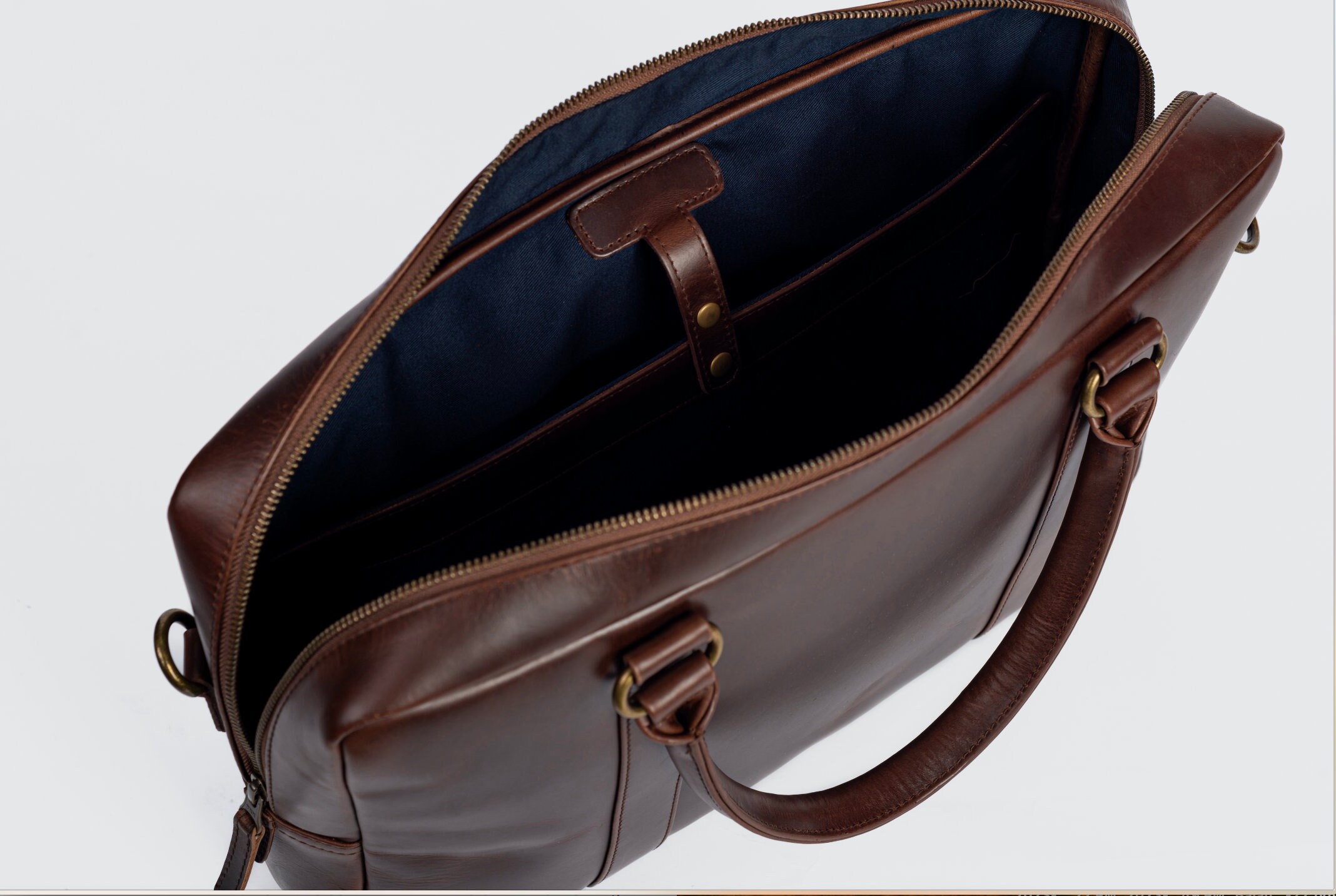 Premium Handmade Leather Laptop Bag for Men, Business Bag, Leather Office Bag, Leather Shoulder