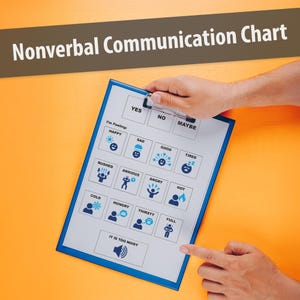 Quadro de Comunicação para Indivíduos Não Verbais | Download Digital | Versões para Impressão e Celular