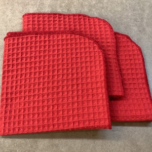 Set of 3 dish cloth honeycomb fabric 100% cotton for kitchen