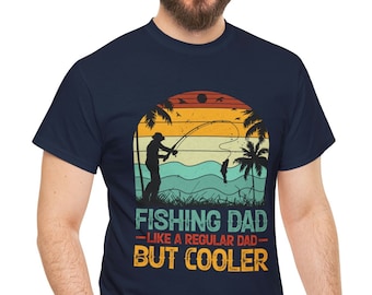 Fishing Dad Shirt Vaderdag shirt cadeau Cool papa cadeau voor Fishing Dads