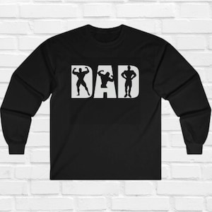 Dad long sleeve Shirt Father&#39;s day Gift from daughter son wife Dad Tee Father Present