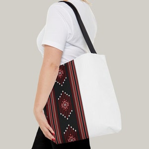 Aesthetic Palestinian Tote Bag Gift for Women, Arabic White Bag Bachelorette Party Bridesmaid Birthday Ladies Mom Daughter Wife Sister Aunt