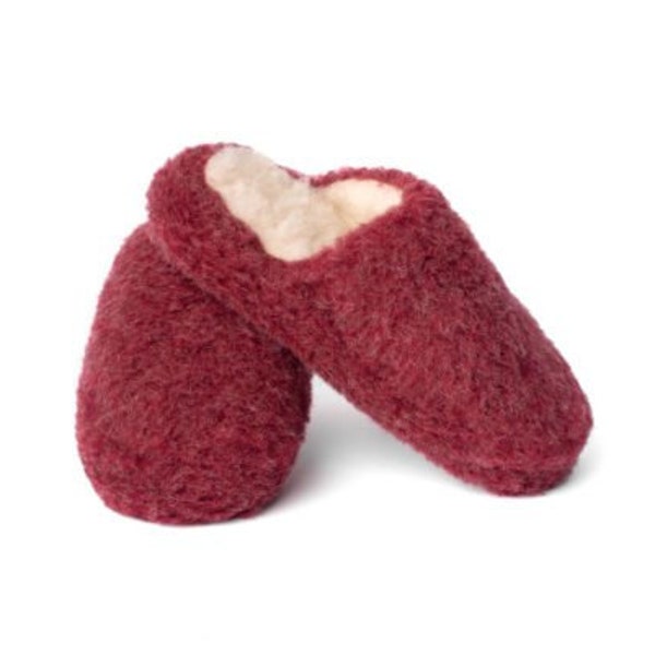 Kuscheligen Hausschuhe aus 100% Wolle made in Poland Eco Women's / Men's Merino Pure Sheep's Wool Slippers