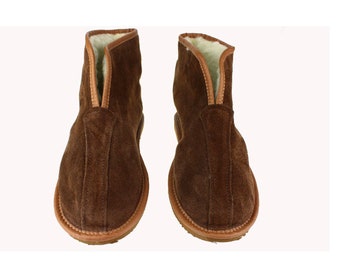 Extra warm en dik Merinowol Eco Slippers / Mocassins Wol Merino Top-boot pantoffels, Pure Schapenwol Slippers Verjaardagscadeau