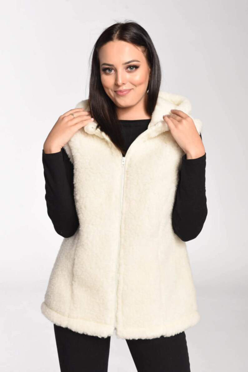 Merino Wool Gilet, Merino Wool Thermal, Soft Warm Comfort, Woolen