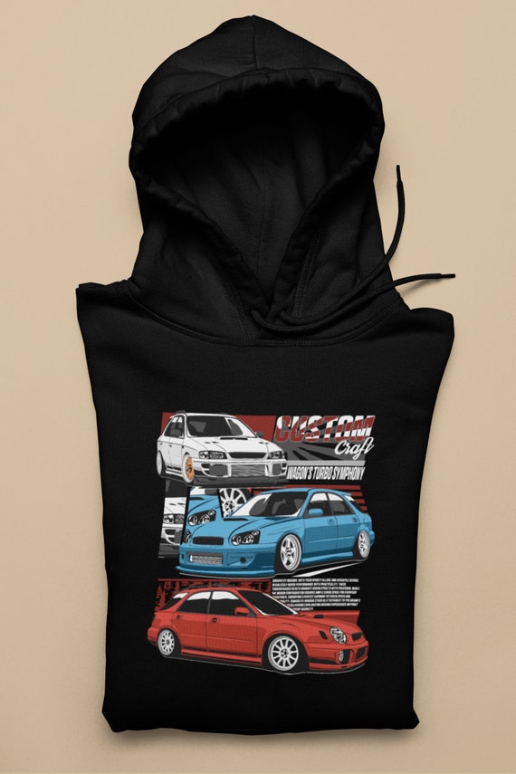 Custom Subaru WRX Three Generations Hoodie Etsy