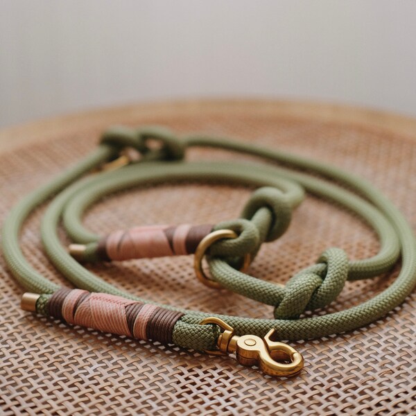 Dog leash | Avocado green | Tauleine