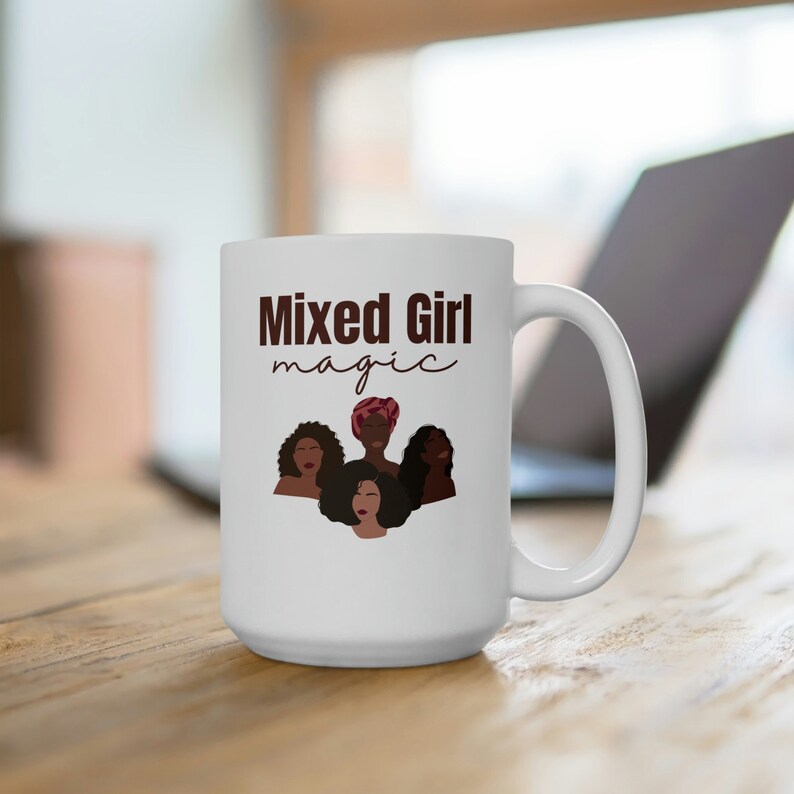 Mixed Girl Magic Melanin Selflove Black History Biracial Etsy