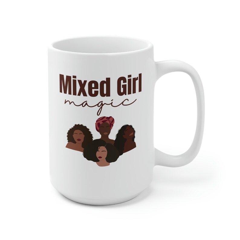 Mixed Girl Magic Melanin Selflove Black History Biracial Etsy