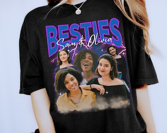 Best Friend Gifts Custom Photo Best Friend Shirts, Y2K Bootleg 90's Tee, Best Friend Birthday, Best Friend Christmas Gift Ideas BFF Besties