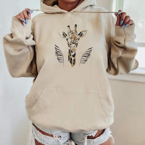 Giraffe Hoodie Unisex Heavy Blend Hooded Sweatshirt