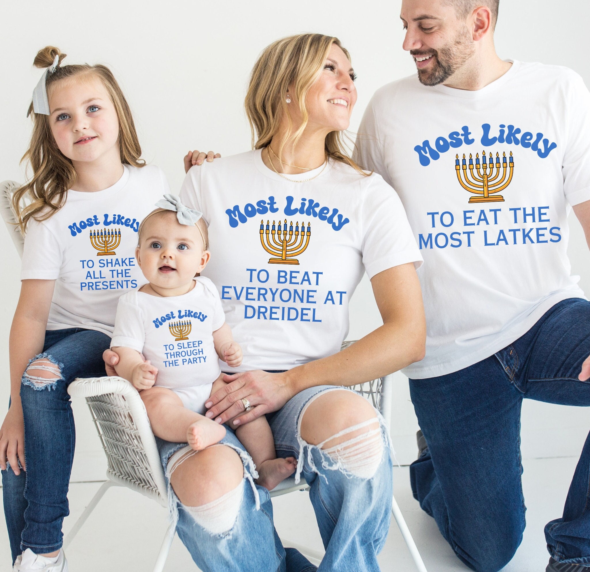 Hanukkah pajamas family sale