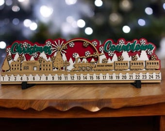 Christmas Train Countdown Calendar