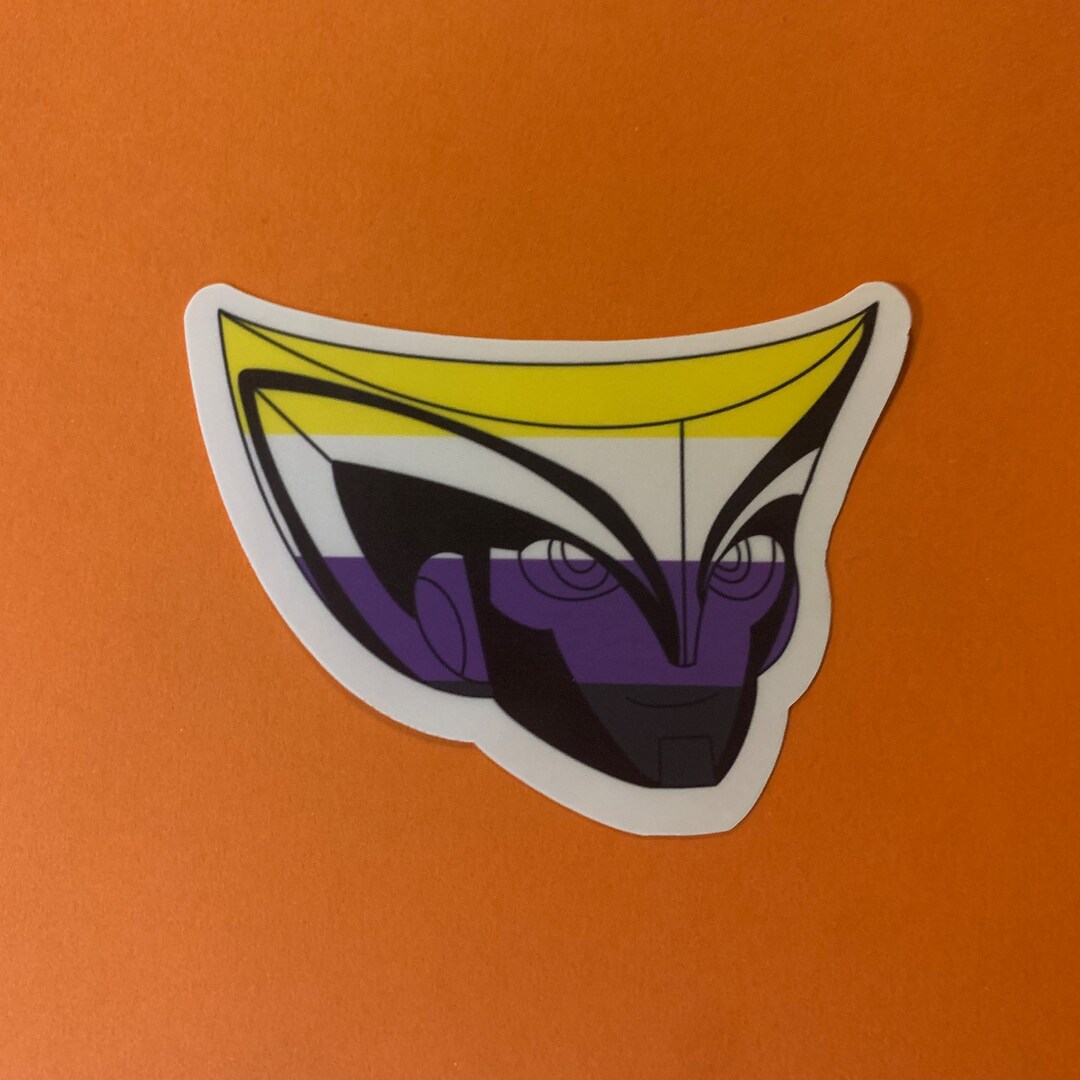 Transformers Earthspark Nightshade Nonbinary Sticker Etsy