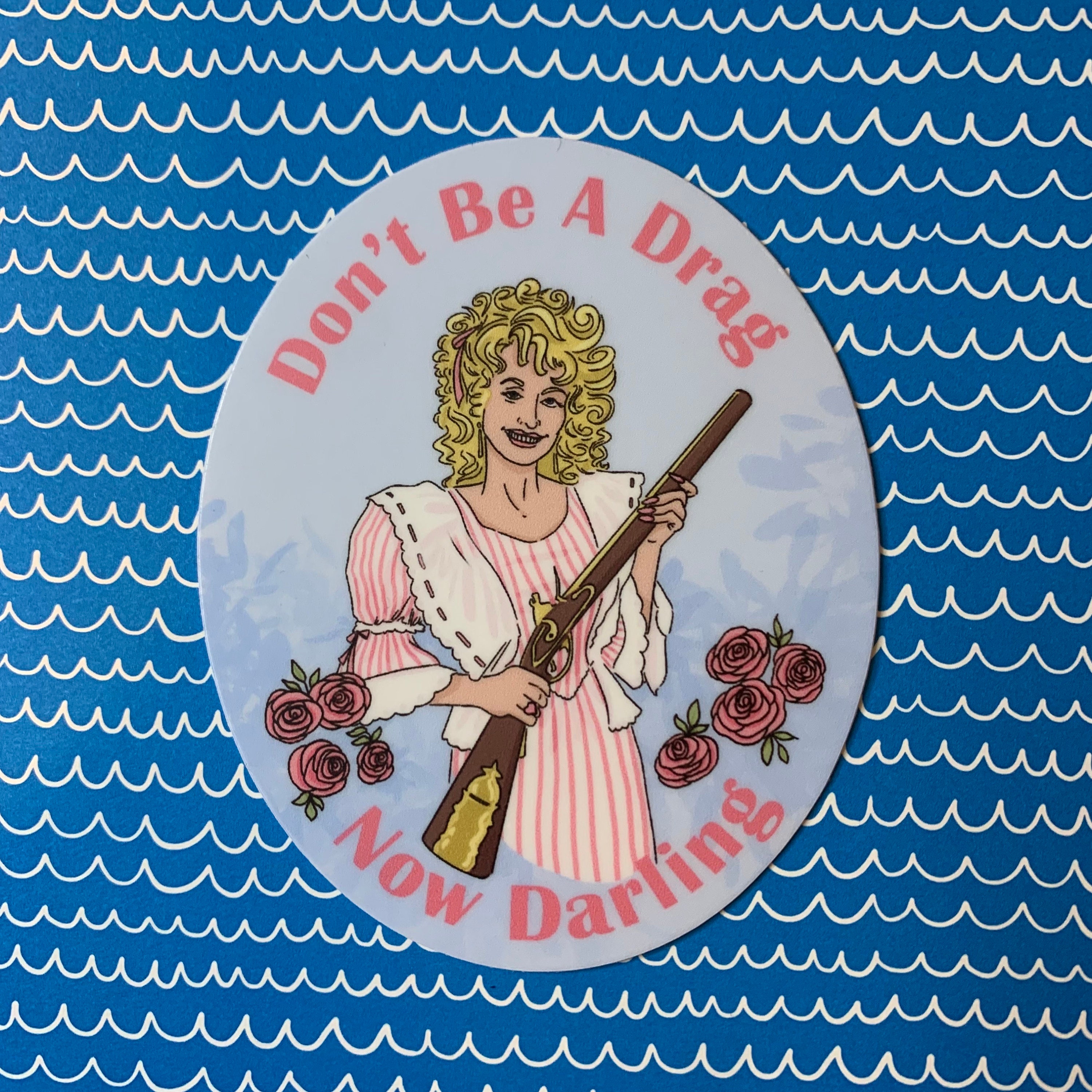 Dolly Parton Trans Rights Drag Queen Sticker - Etsy