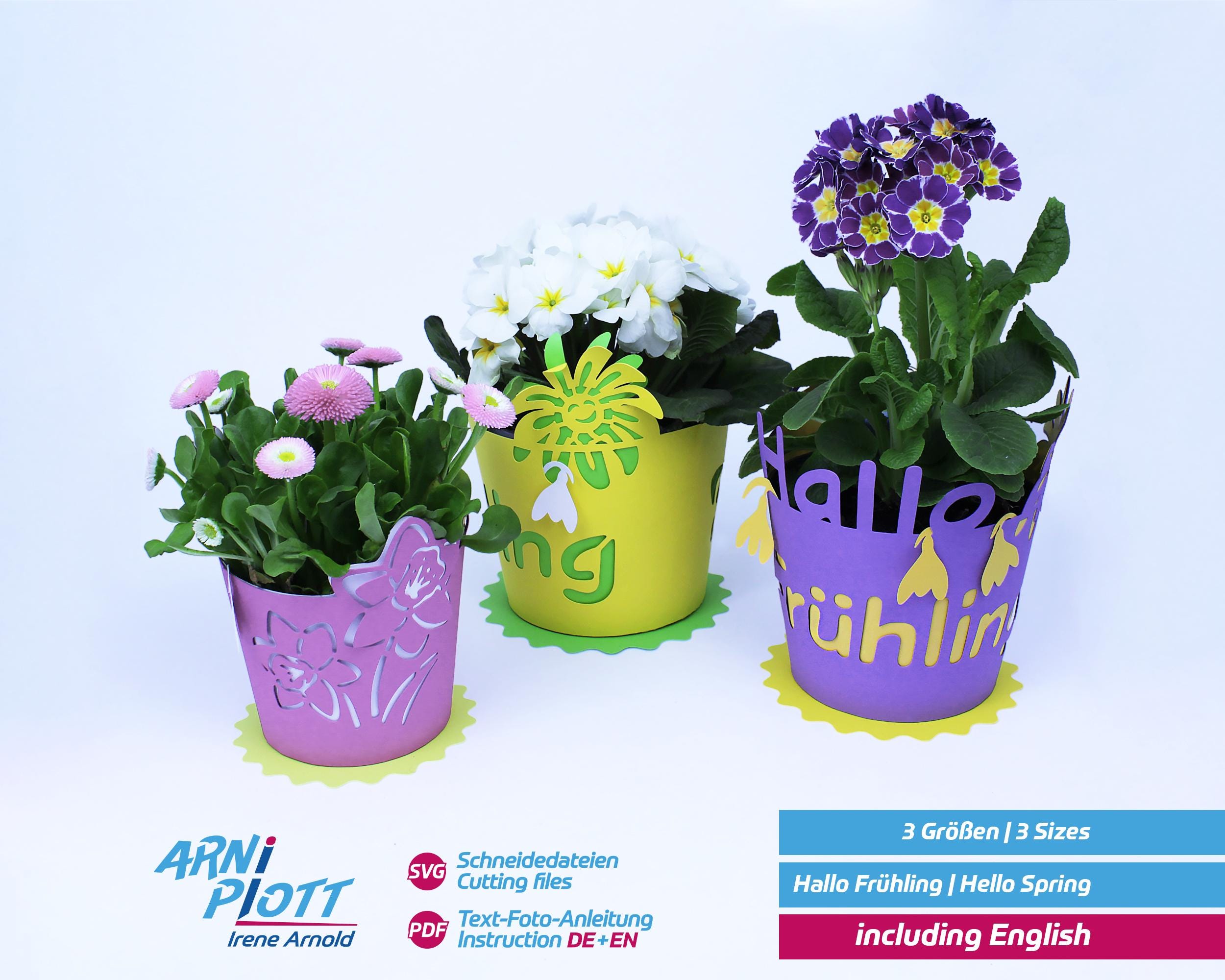 Wiemann Bastelblume Aus Pappe – Zum Bemalen, 14,5x14,5x35 Cm, Fördert Kreativität Bei Kindern