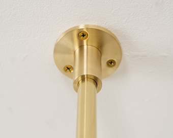 Brass Suspension Flange for Classic Brass Bistro Shelf - The Origin Shelving Unit - Custom - Design - Made To Order