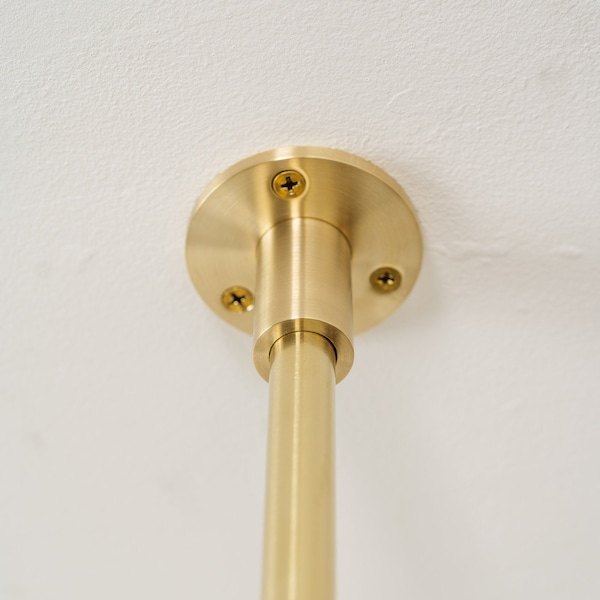 Brass Suspension Flange for Classic Brass Bistro Shelf - The Origin Shelving Unit - Custom - Design - Made To Order