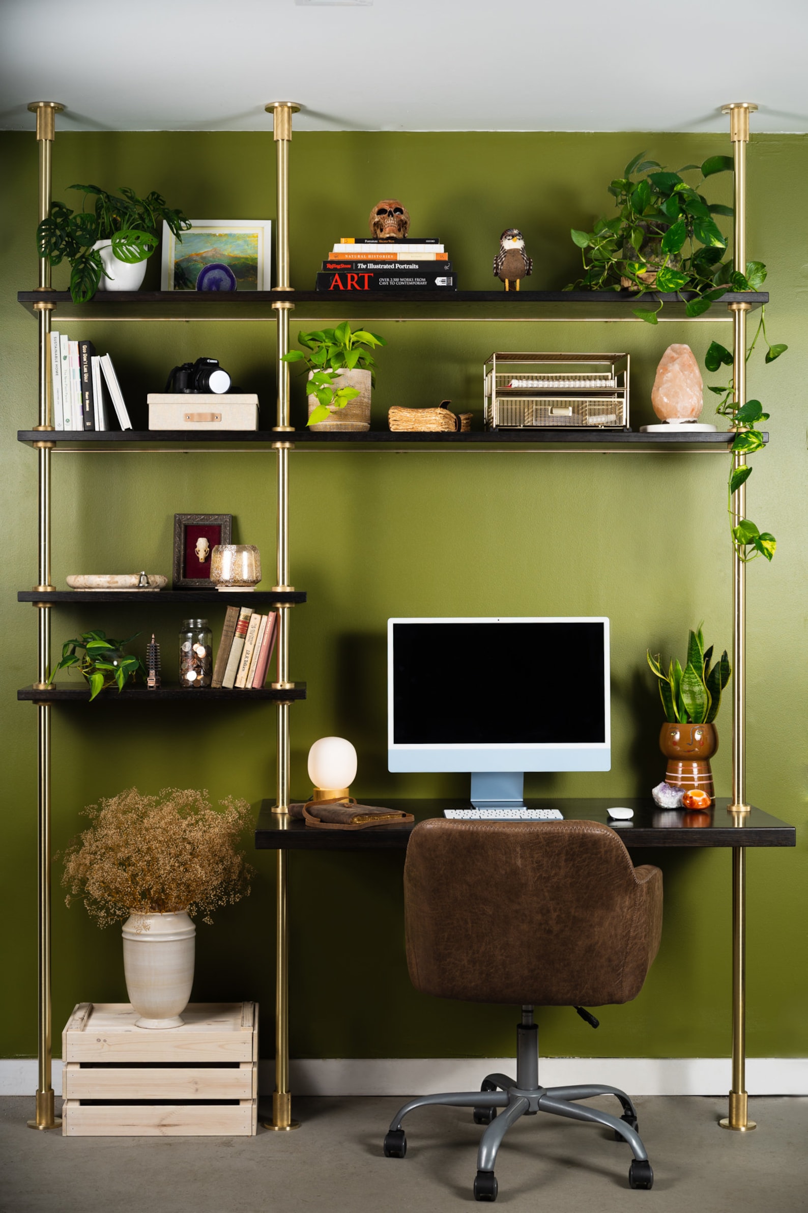 The Tuscan Desk & Shelf System Etsy