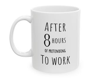 Work Mug, Funny Mugs Coworkers, Colleague Gift, Coworker Gift, Coffee Cup, Co Worker Secret Santa Gift, Gift For Colleages, Work Bestie Mug