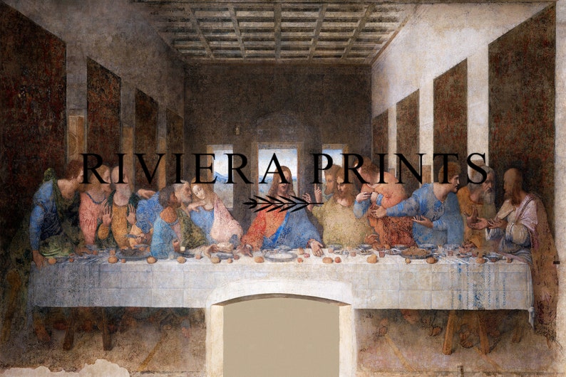 Jesus Apostles the Last Supper Painting Catholics Art Religious