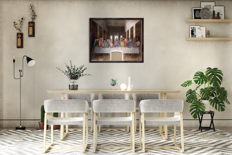 Jesus Apostles the Last Supper Painting Catholics Art Religious