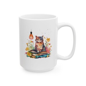 Cat Lover Gift, Cat Mom Mug, Cat Mom Gift, Book Lover Mug, Gifts for Cat Mom, Cat Momma, Cat Gifts, Cat Coffee Mug, Cat Coffee Cup