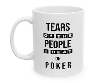 Poker Mug, Funny Poker Coffee Mug, Poker Lover Mug, Poker Gifts, Funny Poker Player Christmas Gift, Humor Mug for Poker Players, Love Poker.