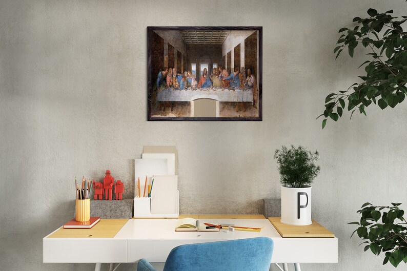 Jesus Apostles the Last Supper Painting Catholics Art Religious