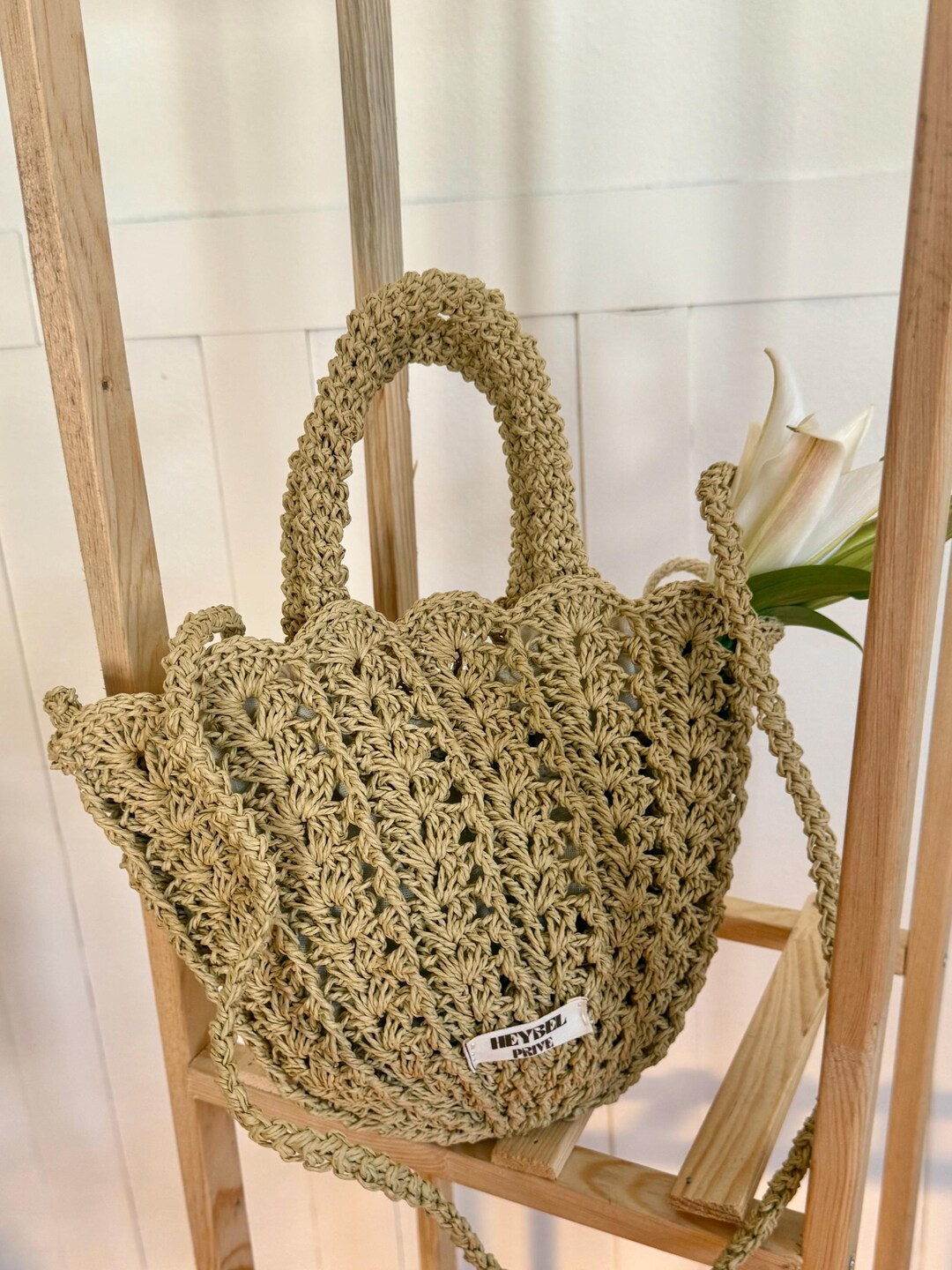 Mini Shell-shaped Woven Crossbody Clutch Bag, Minimalist Small Summer ...