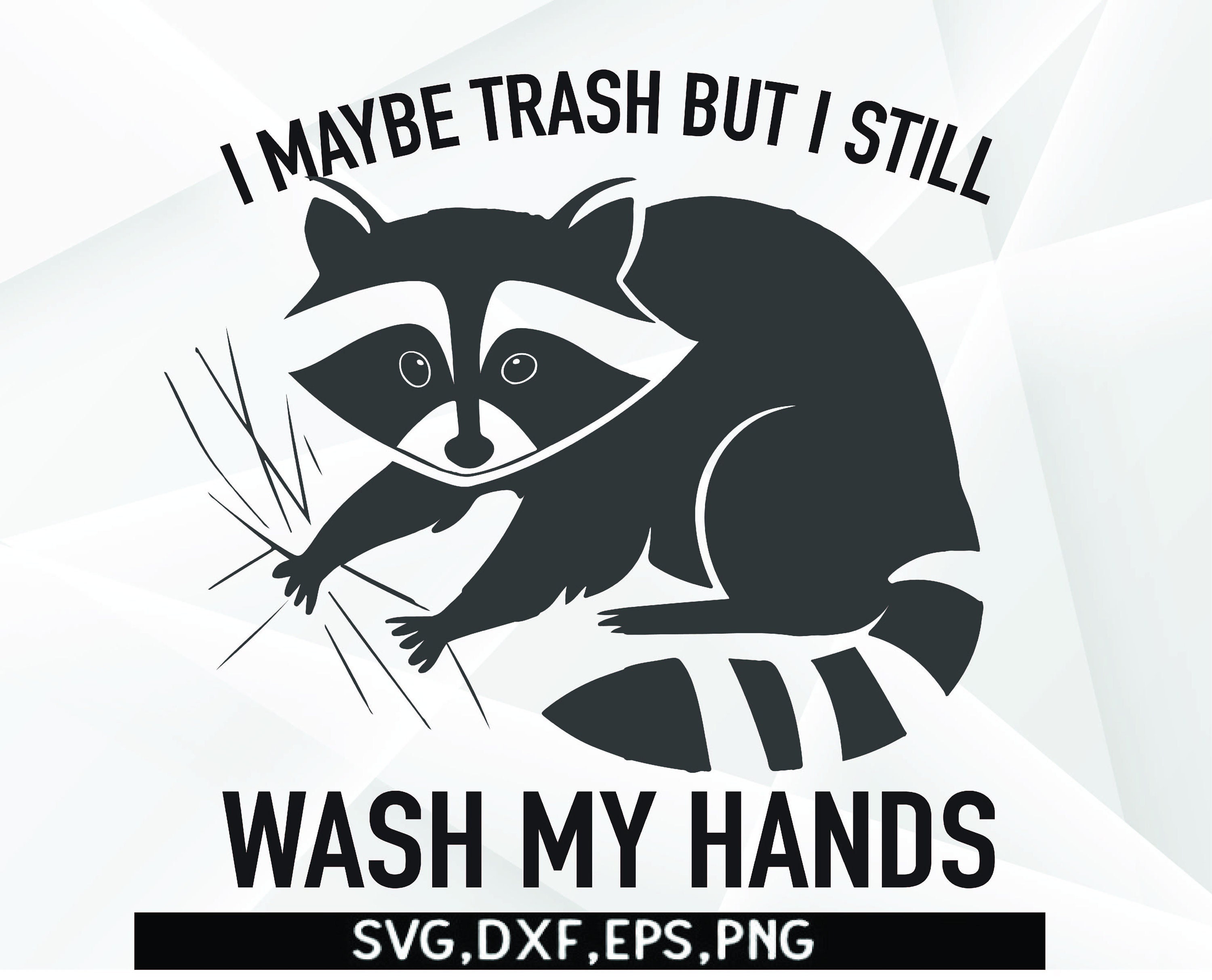 面白いアライグマの手洗いSVG PNG EPS - アライグマ好きの名言 - Etsy 日本