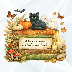 Pile de livres d'Halloween (PNG)
