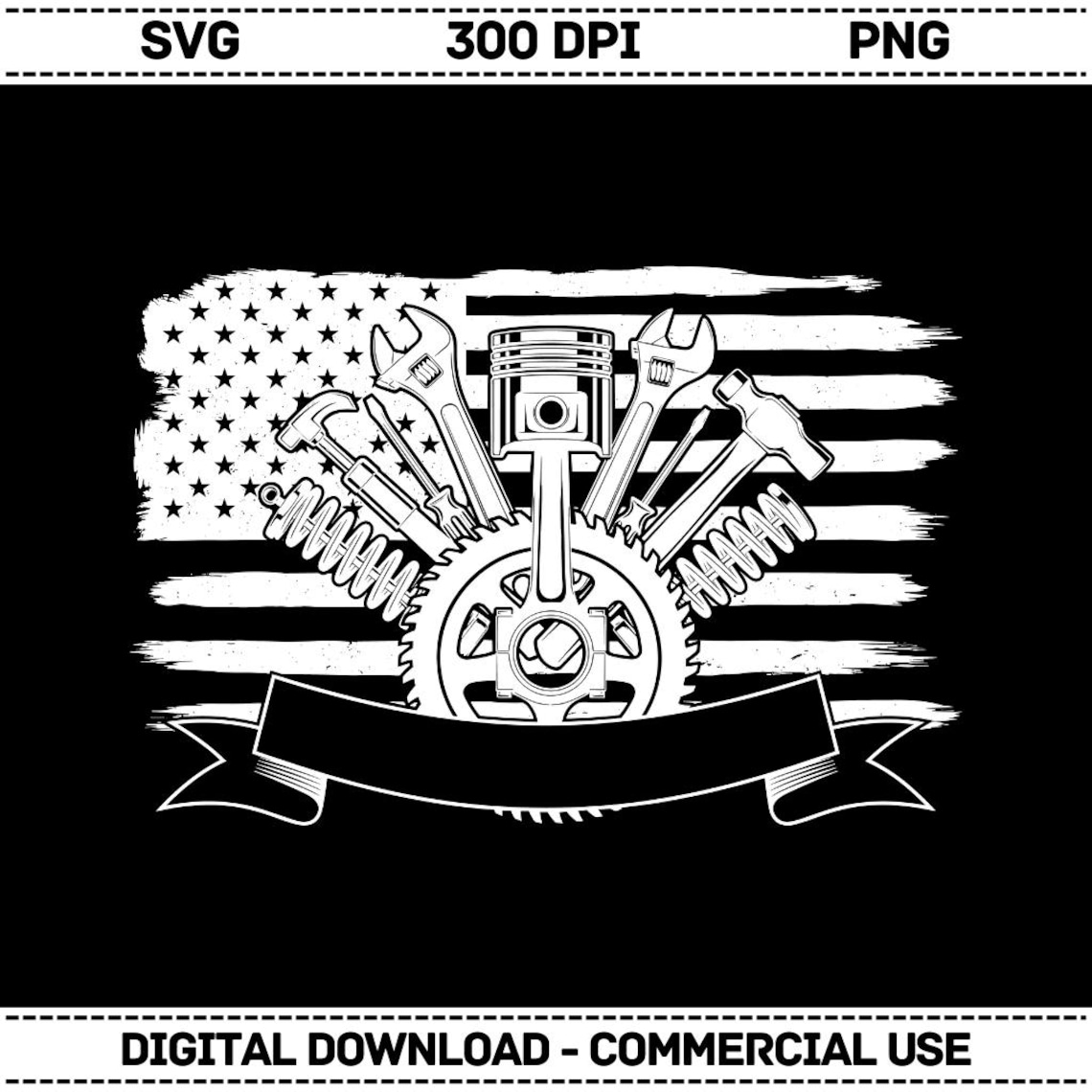 Mechanic Tools Split Monogram Svg Png, Mechanic Logo, US Mechanic ...