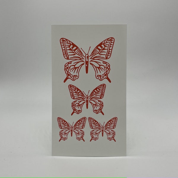 Fake Butterfly Tattoo Etsy UK