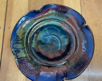 Ceramic Bowl with Unique Glaze